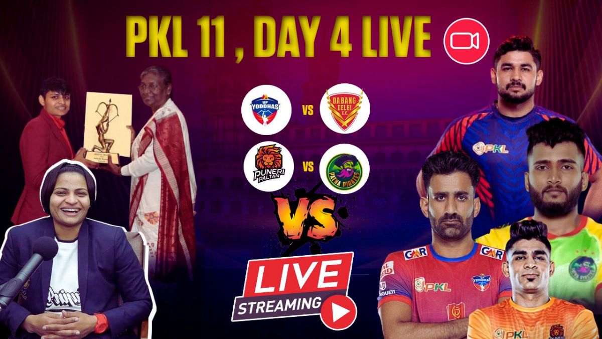 PKL 11 Day 4 Live Updates: UP Yoddhas beat Dabang Delhi by 28-23 & Puneri Paltans beat Patna Pirates by 40-25 in Today's Encounter